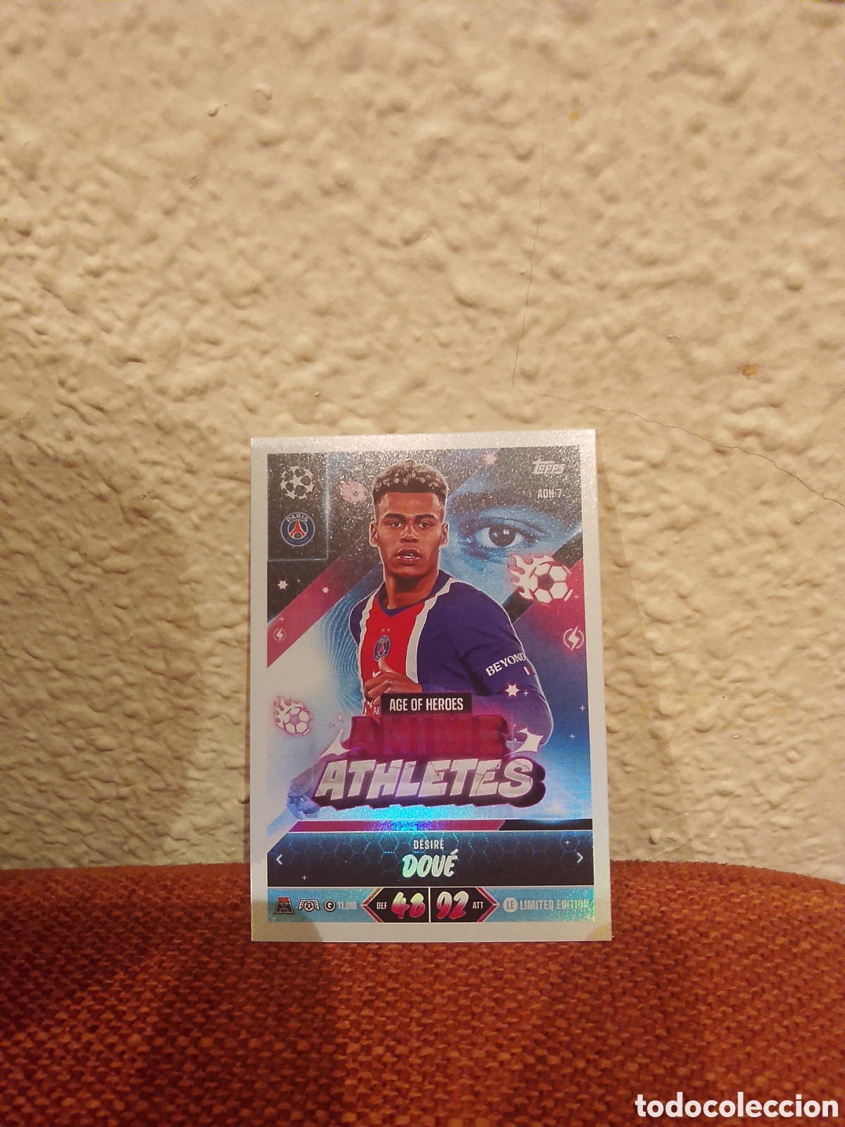 Cromos de f&uacute;tbol: Doue match attax age of h&eacute;roes anime athletes adh7 match attax 26/27 2026 2027