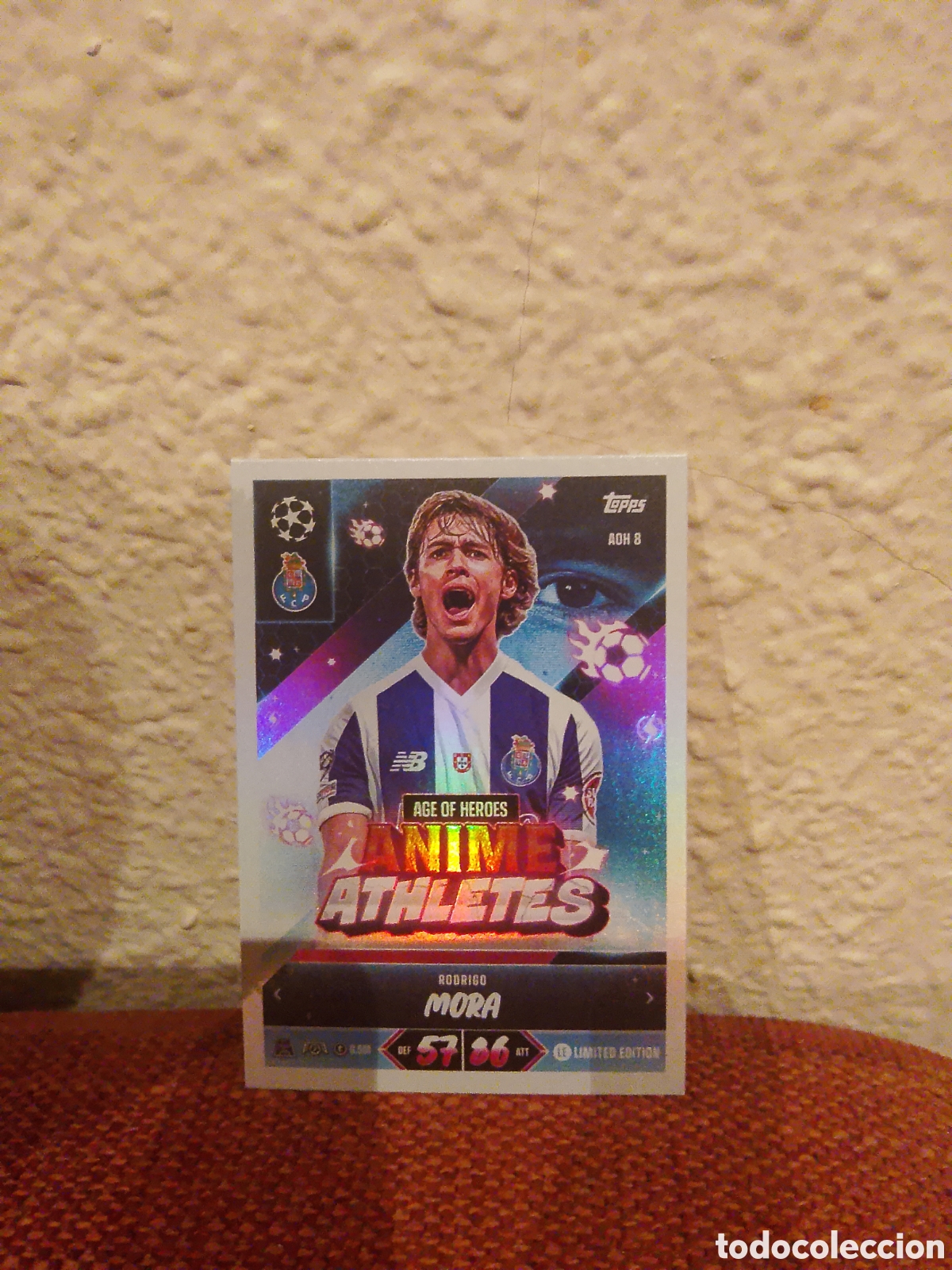 Cromos de f&uacute;tbol: Mora age of h&eacute;roes anime athletes adh 8 match attax 26/27 2026 2027