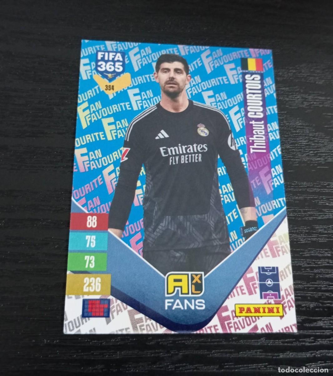 Cromos de f&uacute;tbol: -ADRENALYN FIFA 365 2027 : 354 COURTOIS ( REAL MADRID ) -- FAN FAVOURITE AZUL -- FFA