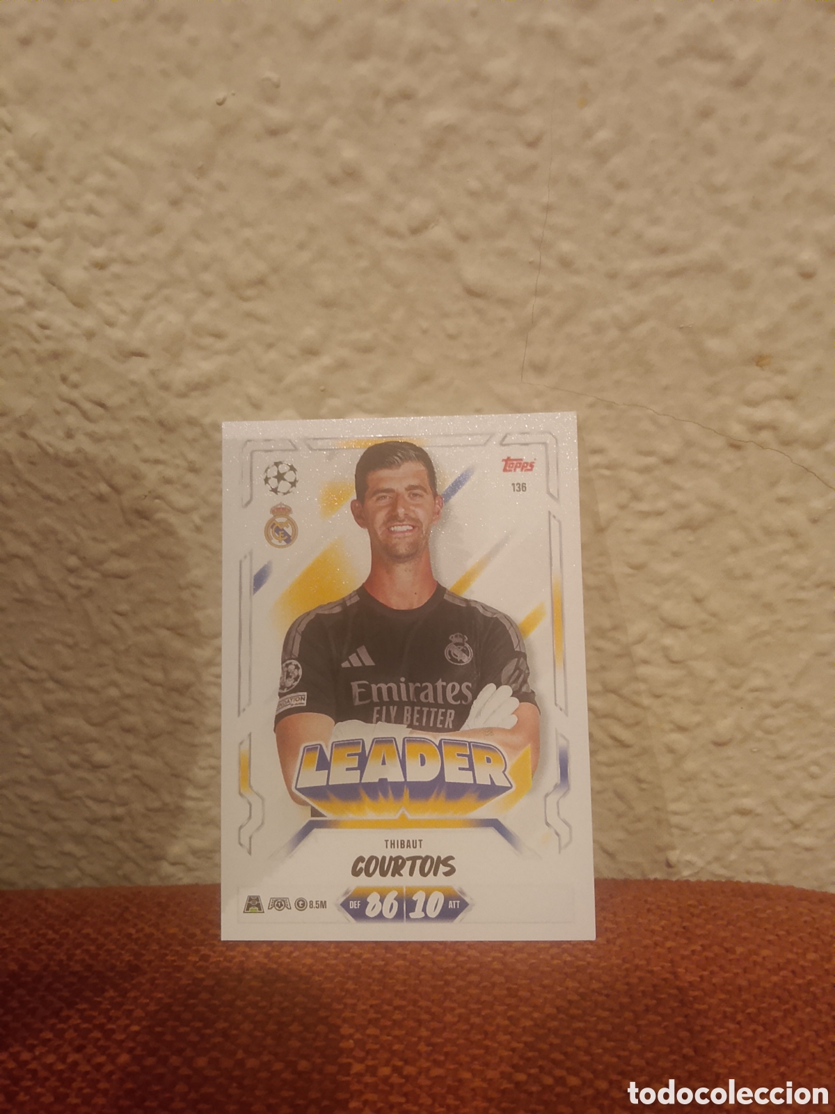 Cromos de f&uacute;tbol: Courtois leader 136 match attax 26/27 2026 2027