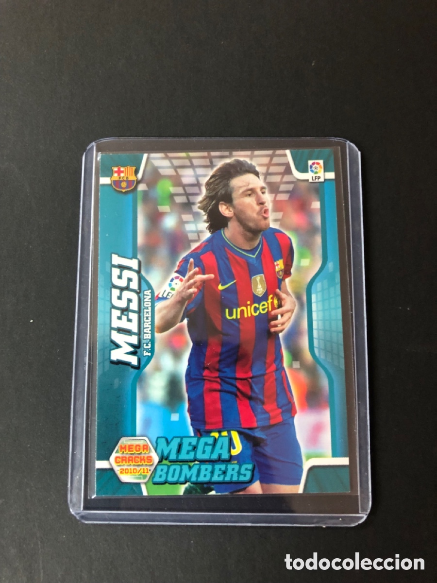 Cromos de f&uacute;tbol: Leo Messi Mega Bombers n&ordm; 397 (F.C. Barcelona) - MegaCracks 2010/2011