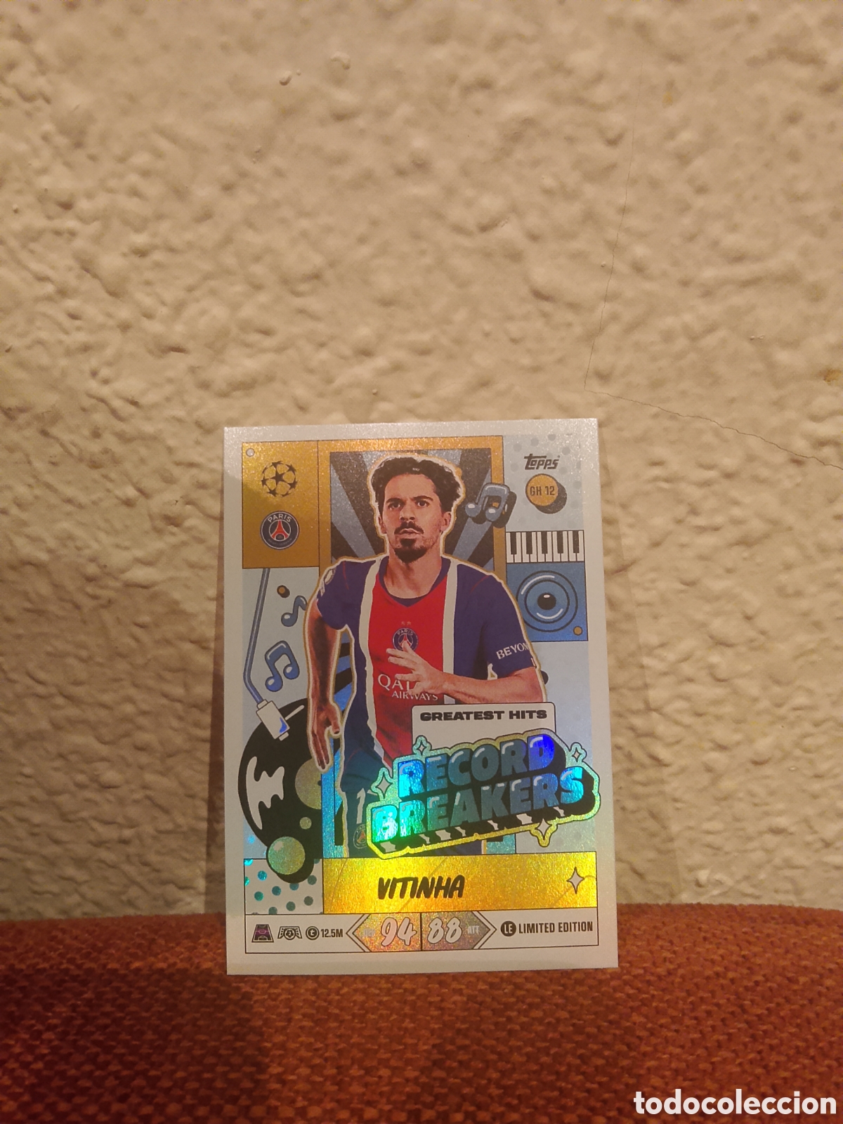 Cromos de f&uacute;tbol: Vitinha record breakers PSG match attax 26/27 2026 2027