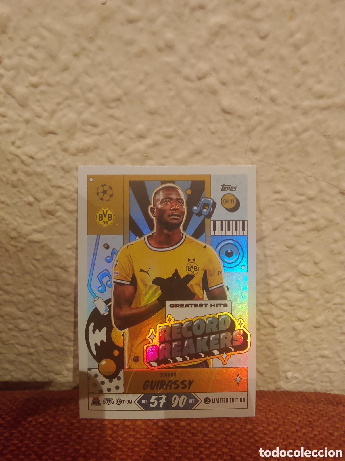 Cromos de f&uacute;tbol: Guirassy Borussia dormunt match attax 26/27 2026 2027