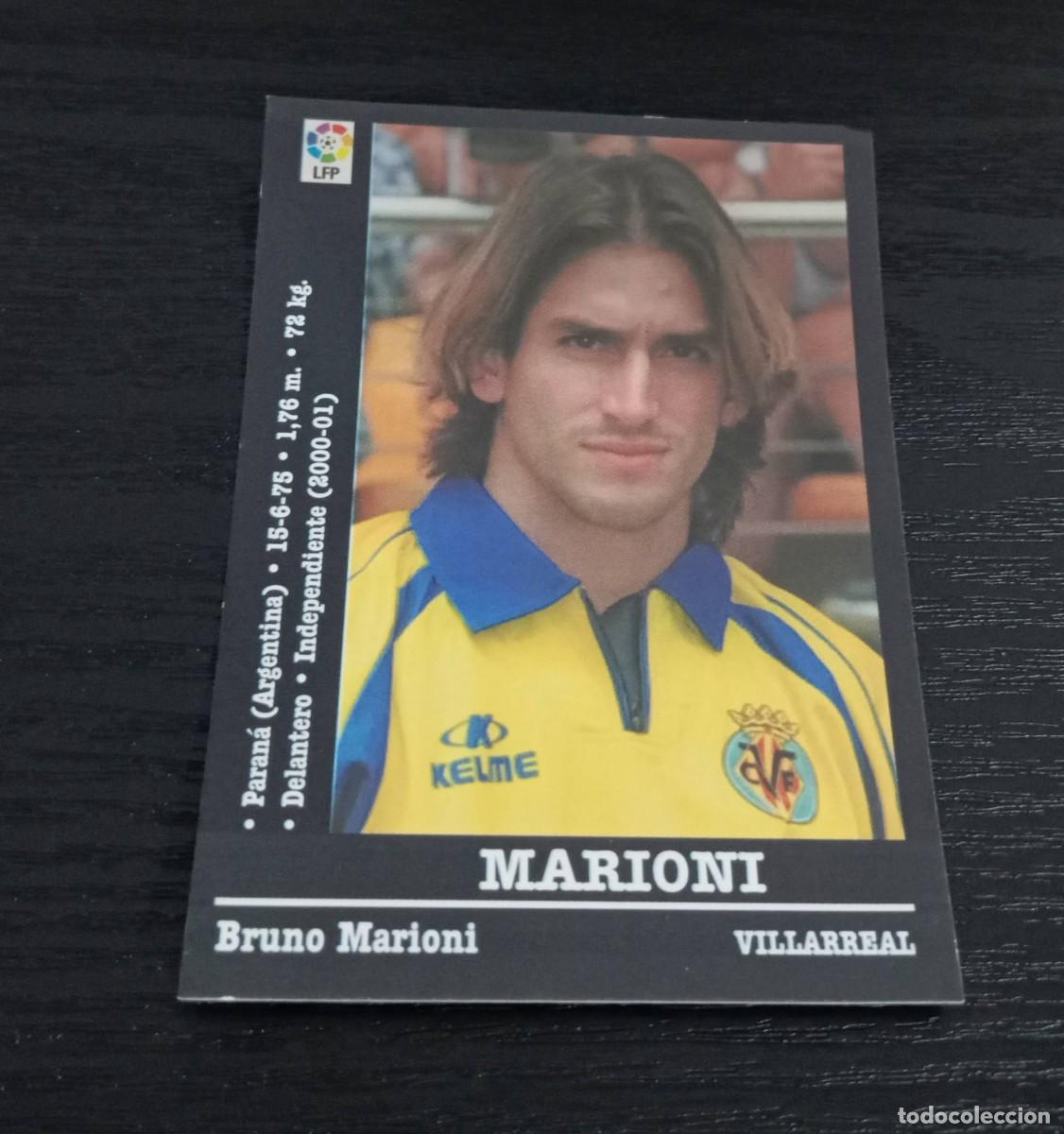 Cromos de f&uacute;tbol: -PANINI LIGA 2000-2001 : MARIONI ( VILLARREAL ) -- ULTIMO FICHAJE --