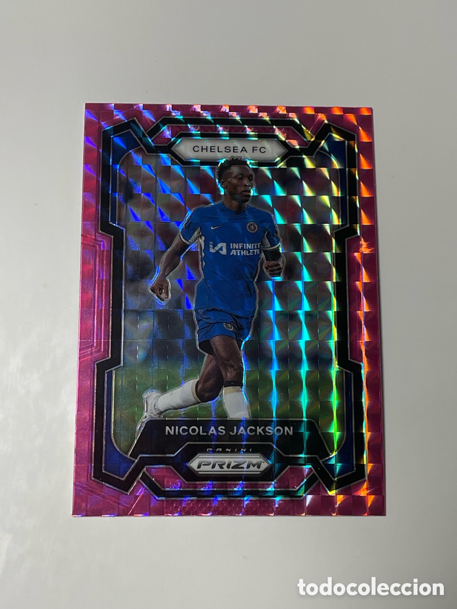Cromos de f&uacute;tbol: Nico Jackson Chelsea Panini Prizm 23/24 #159