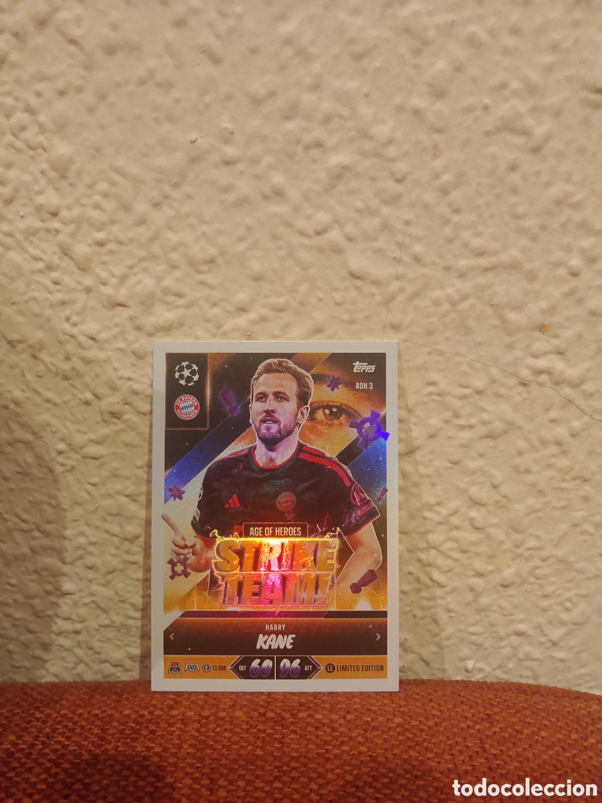 Cromos de f&uacute;tbol: Kane strike team adh 3 Bayern munchen match attax 26/27 2026 2027