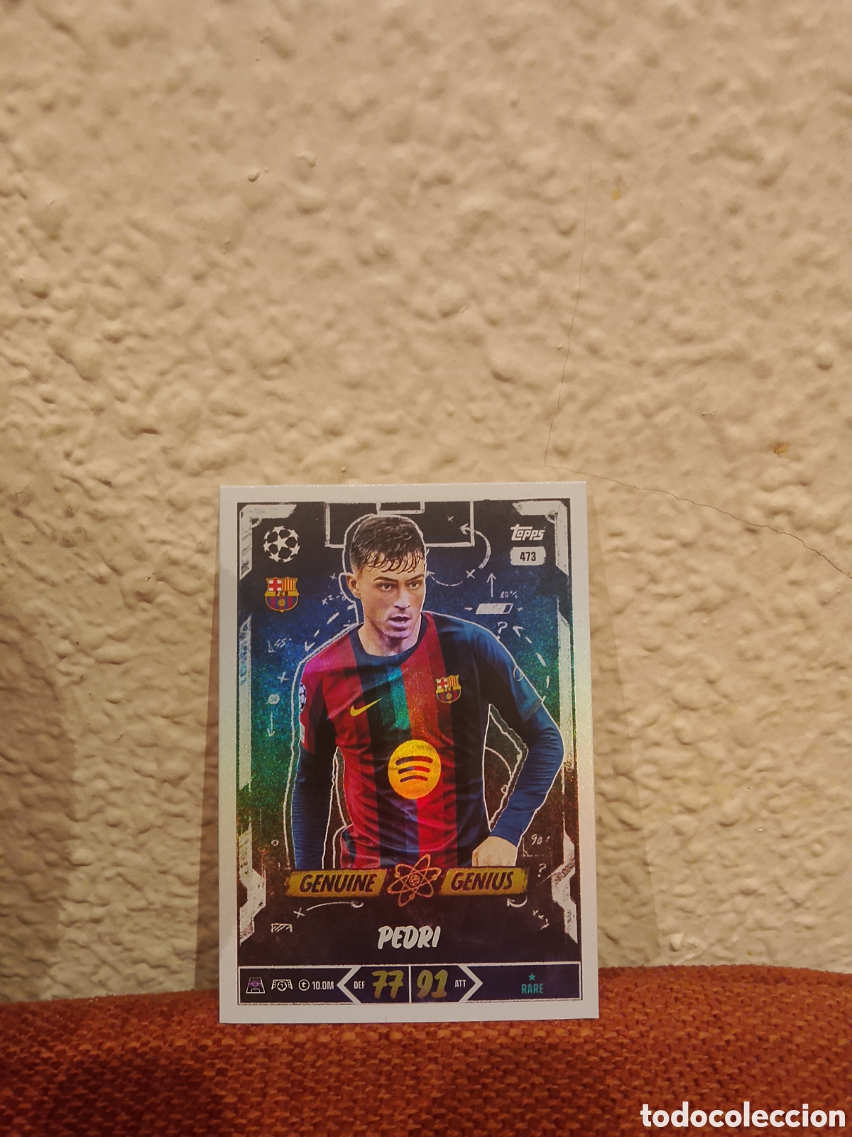 Cromos de f&uacute;tbol: Pedri genuine genius 473 match attax 26/27 2026 2027