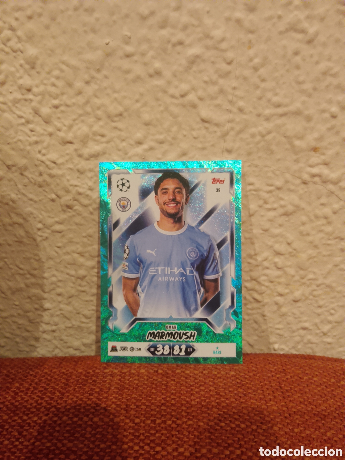 Cromos de f&uacute;tbol: Marmoush paralela azul match attax 26/27 2026 2027