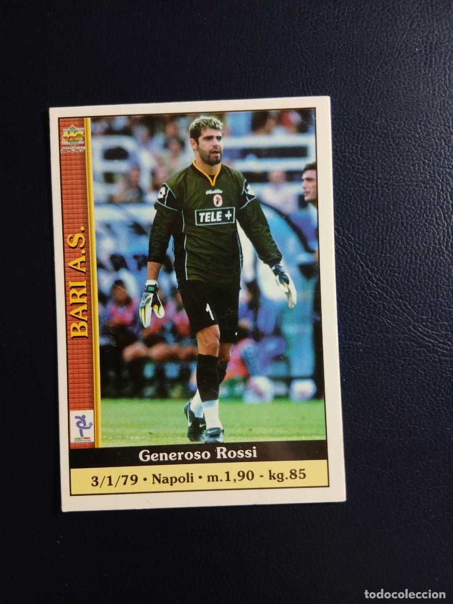 Cromos de f&uacute;tbol: 26 LE SCHEDE DEL CALCIO 2001 - GENEROSO ROSSI - BARI -- MUNDICROMO MC ITALIA