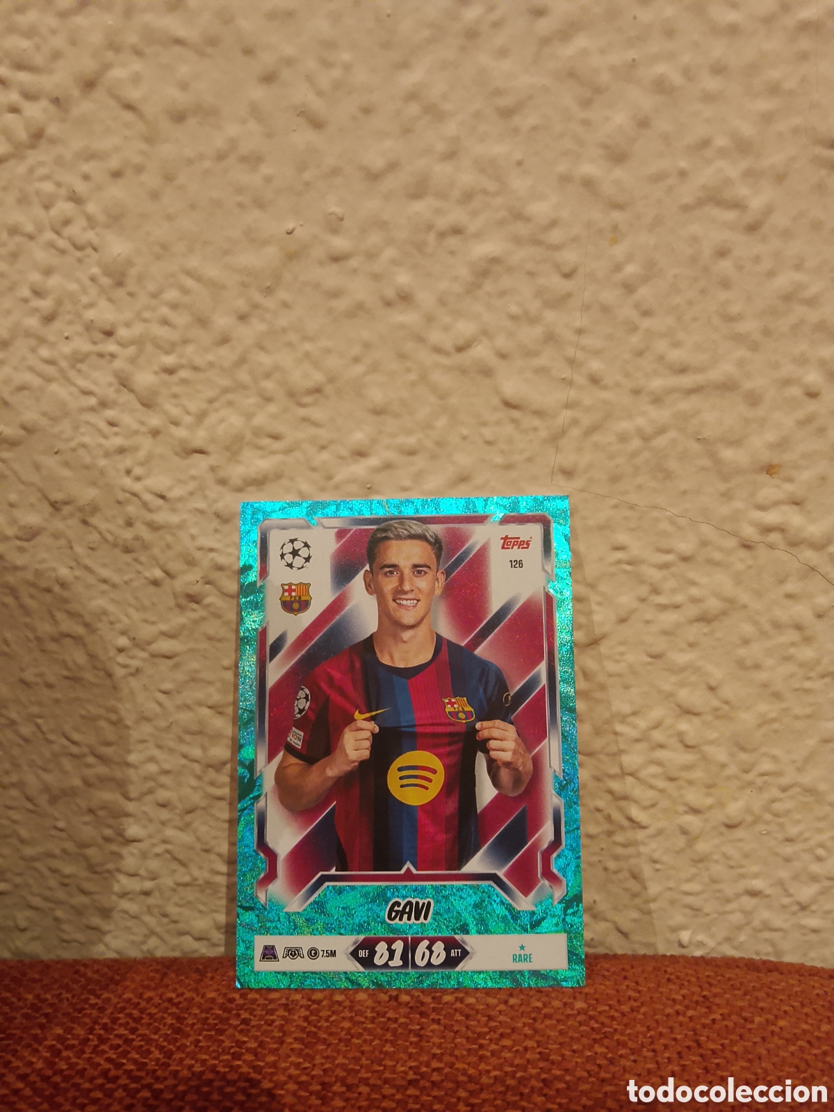 Cromos de f&uacute;tbol: Gavi Barcelona paralela azul match attax 26/27 2026 2027