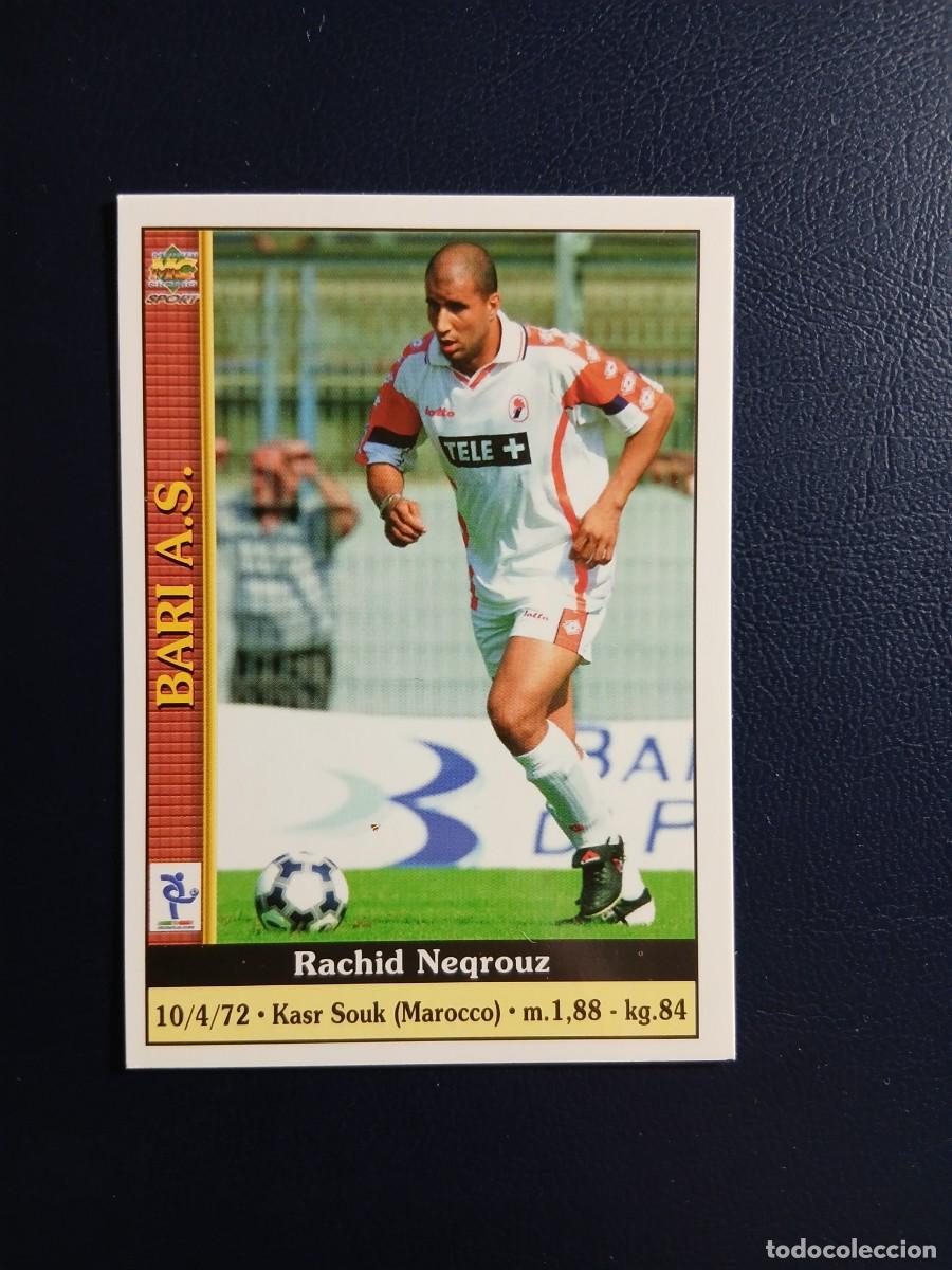 Cromos de f&uacute;tbol: 34 RACHID NEQROUZ BARI CROMO F&Uacute;TBOL SERIE A LIGA ITALIA CALCIATORI 2001 MUNDICROMO CALCIO