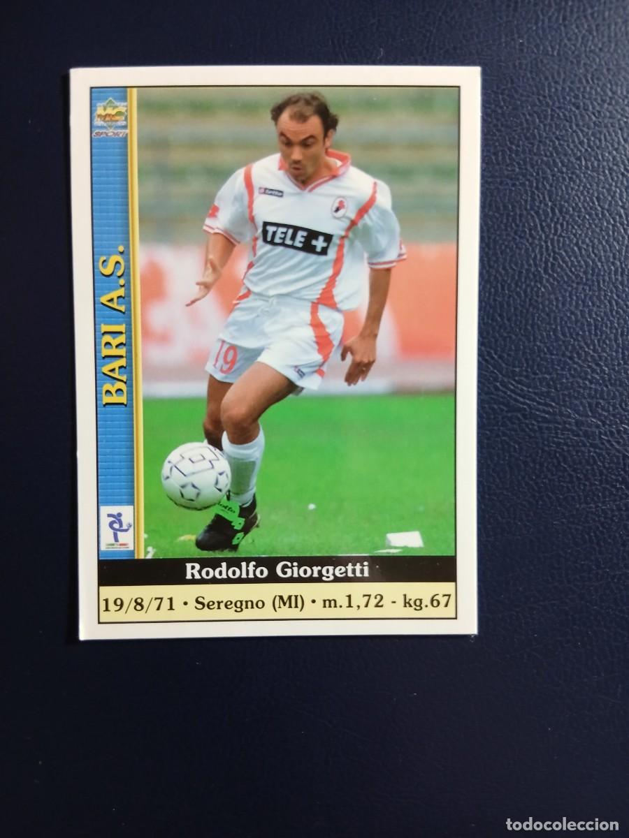 Cromos de f&uacute;tbol: 35 LE SCHEDE DEL CALCIO 2001 - RODOLFO GIORGETTI - BARI -- MUNDICROMO MC ITALIA