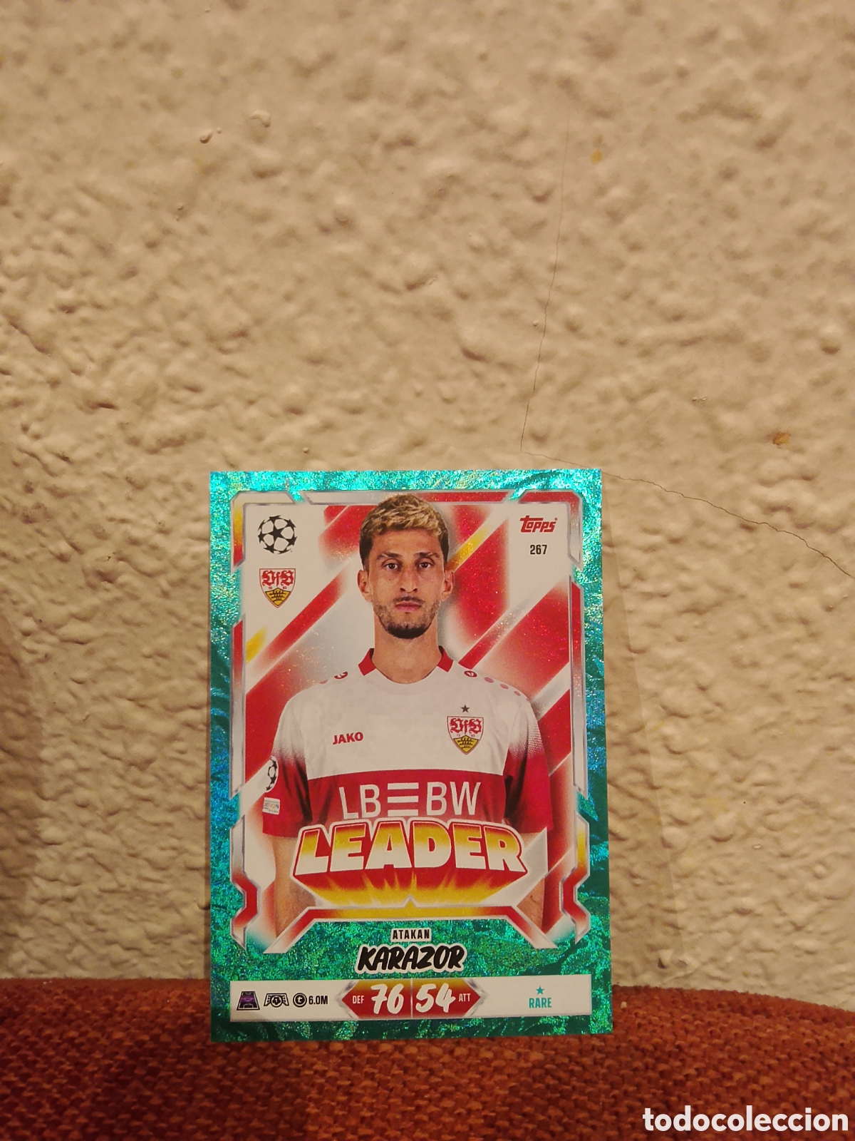Cromos de f&uacute;tbol: Karazor leader paralela azul match attax 26/27 2026 2027