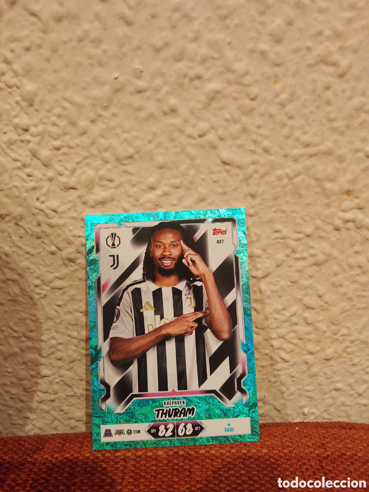 Cromos de f&uacute;tbol: Thuram paralela azul match attax 26/27 2026 2027