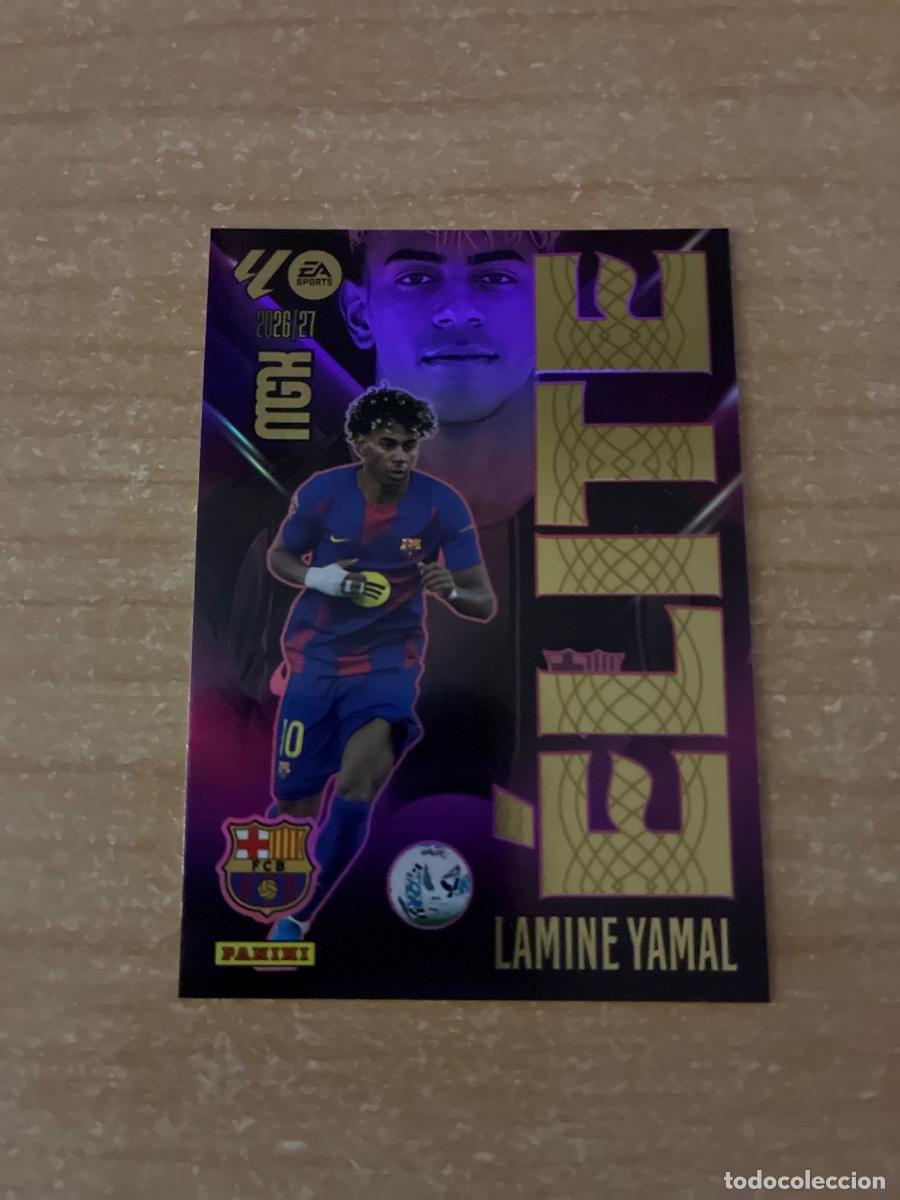 Cromos de f&uacute;tbol: 9 LAMINE YAMAL &Eacute;LITE MEGACRACKS 2026 2027