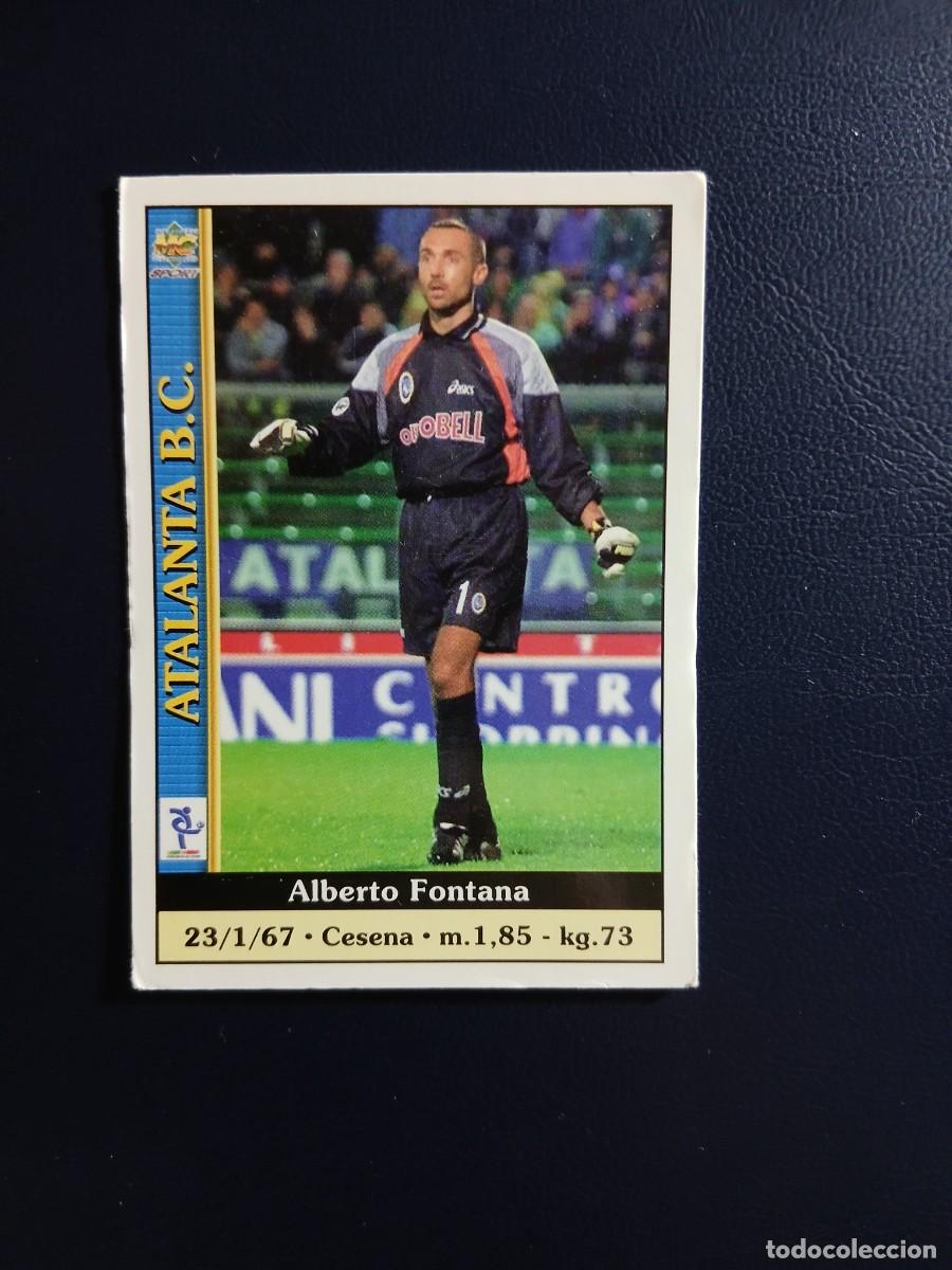 Cromos de f&uacute;tbol: 2 FONTANA ATALANTA CROMO F&Uacute;TBOL SERIE A LIGA ITALIA CALCIATORI 2001 MUNDICROMO CALCIO