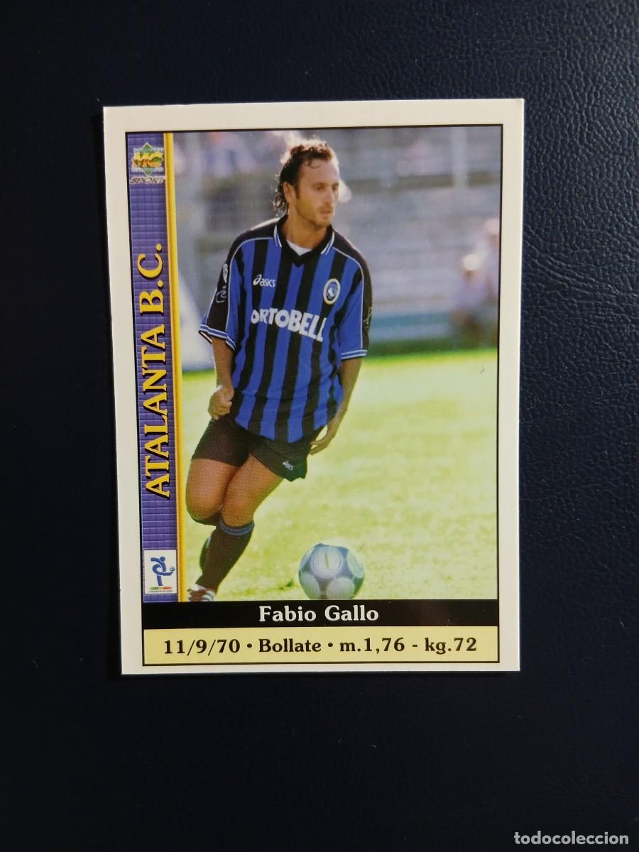 Cromos de f&uacute;tbol: 15 GALLO ATALANTA CROMO F&Uacute;TBOL SERIE A LIGA ITALIA CALCIATORI 2001 MUNDICROMO CALCIO
