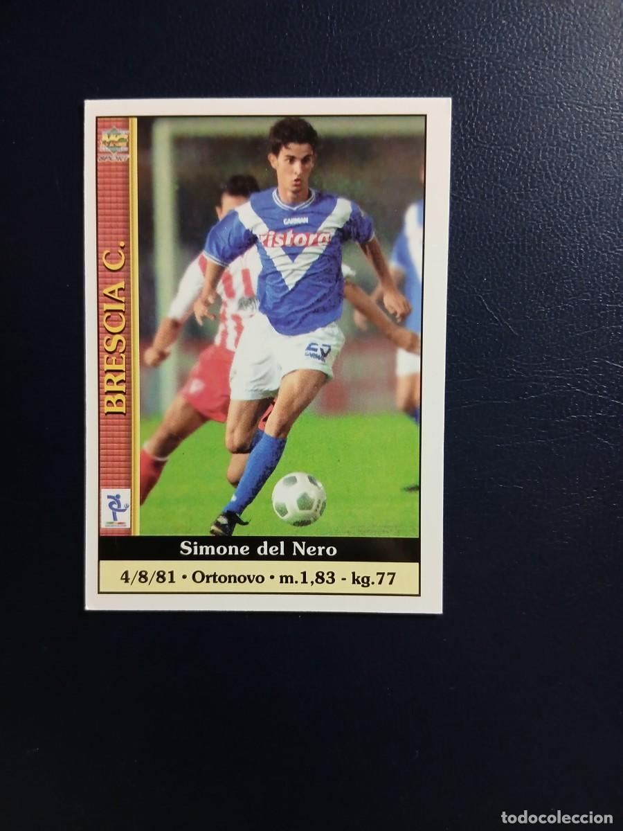 Football Stickers: 92 SIMONE DEL NERO BRESCIA CROMO F&Uacute;TBOL SERIE A LIGA ITALIA CALCIATORI 2001 MUNDICROMO CALCIO