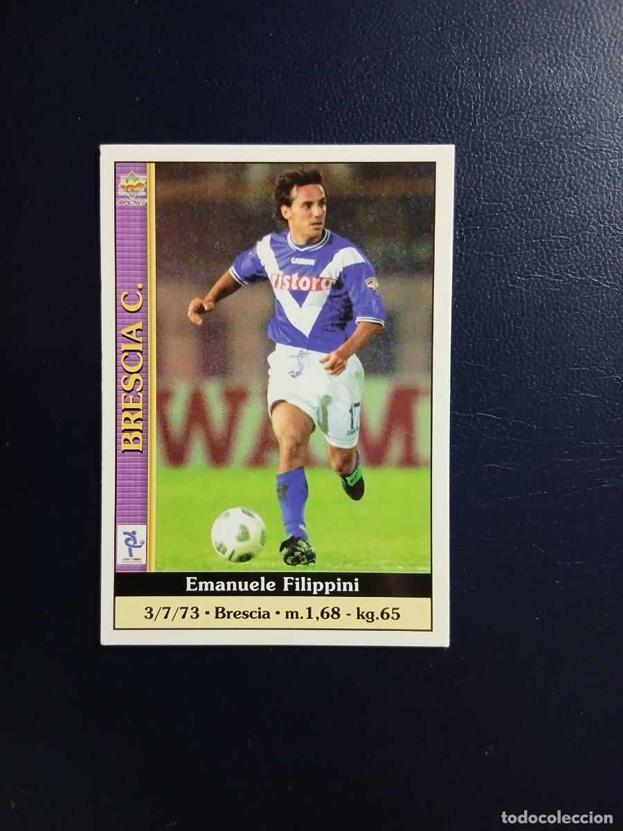Cromos de f&uacute;tbol: 87 LE SCHEDE DEL CALCIO 2001 - EMANUELE FILIPPINI - BRESCIA -- MUNDICROMO MC ITALIA FICHAS