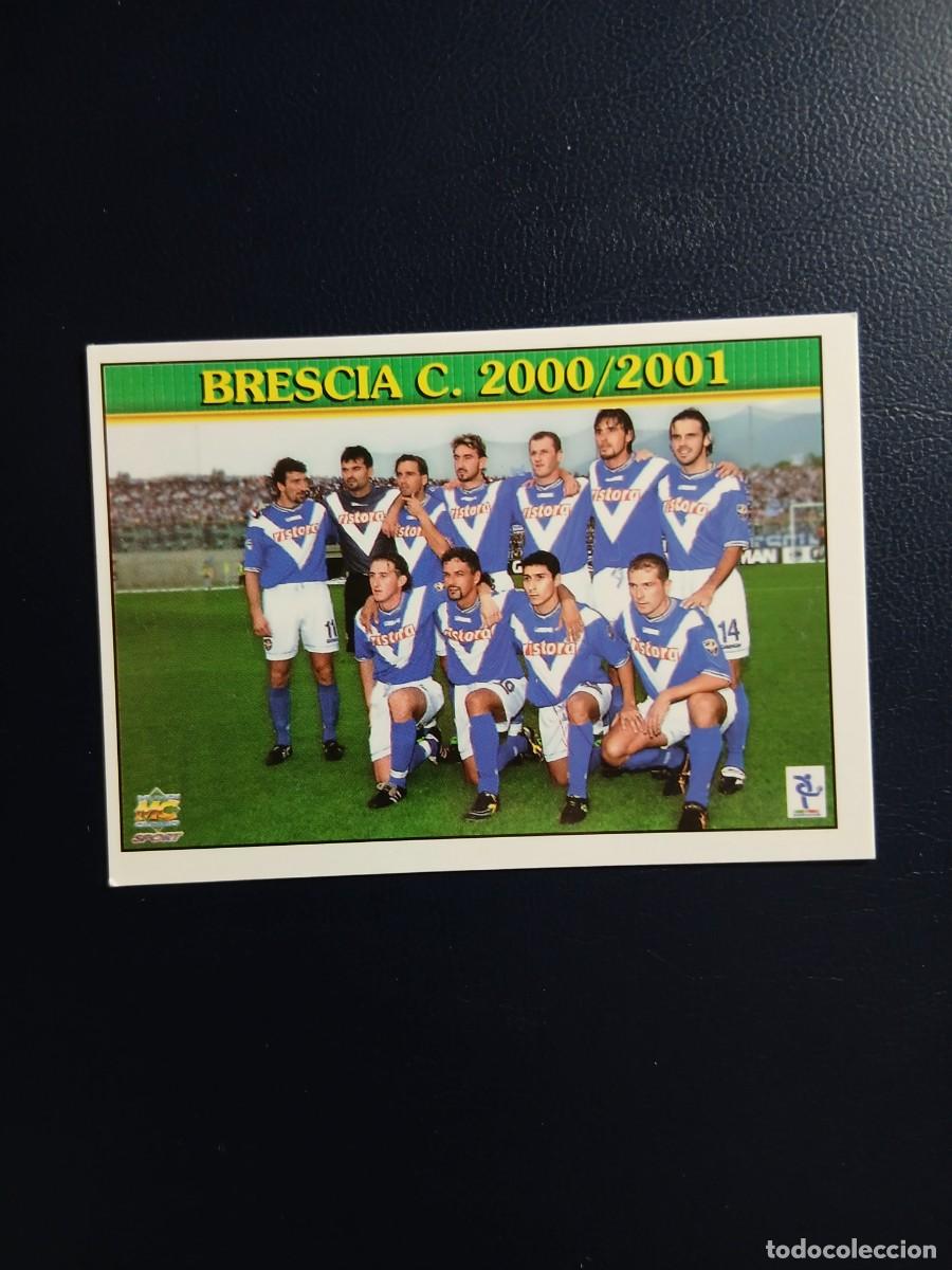 Cromos de f&uacute;tbol: 73 EQUIPO PLANTILLA BRESCIA BAGGIO CALCIO 2000-2001 CALCIATORI 00-01 ITALIA MUNDICROMO