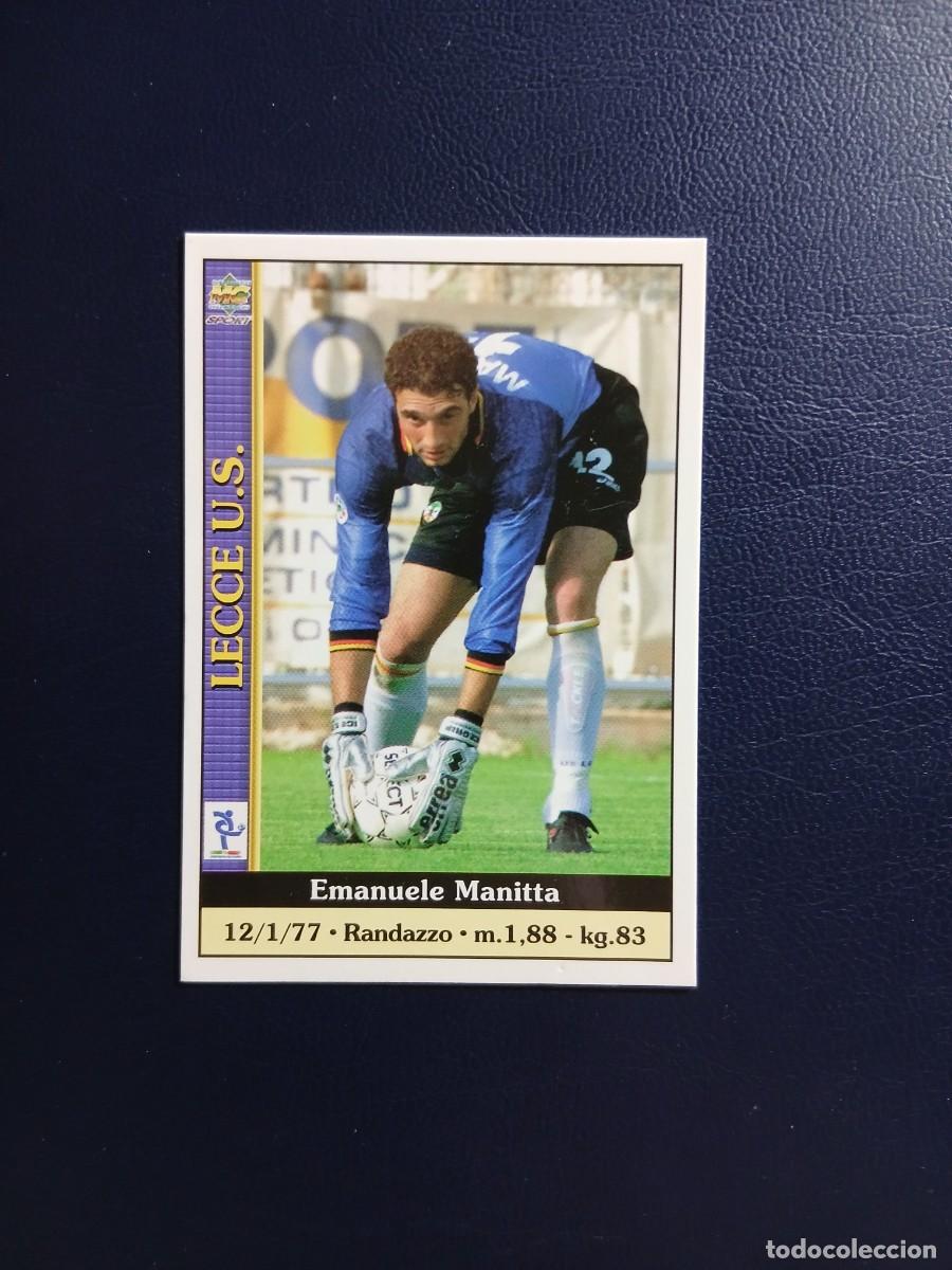 Cromos de f&uacute;tbol: 195 LE SCHEDE DEL CALCIO 2001 - EMANUELE MANITTA - LECCE -- MUNDICROMO MC ITALIA FICHAS 01