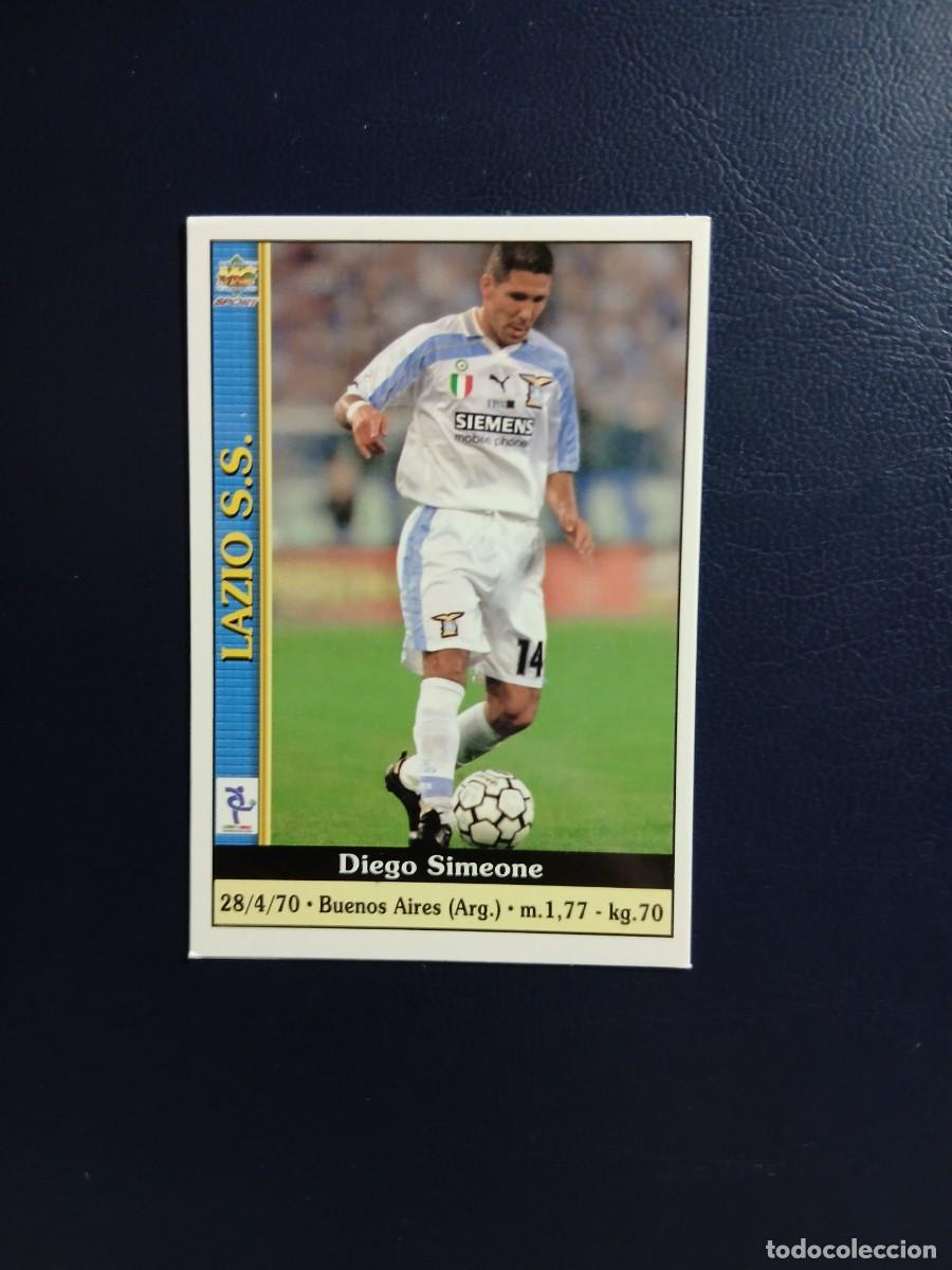 Cromos de f&uacute;tbol: 185 DIEGO SIMEONE LAZIO - LE SCHEDE DEL CALCIO 2001 MUNDICROMO