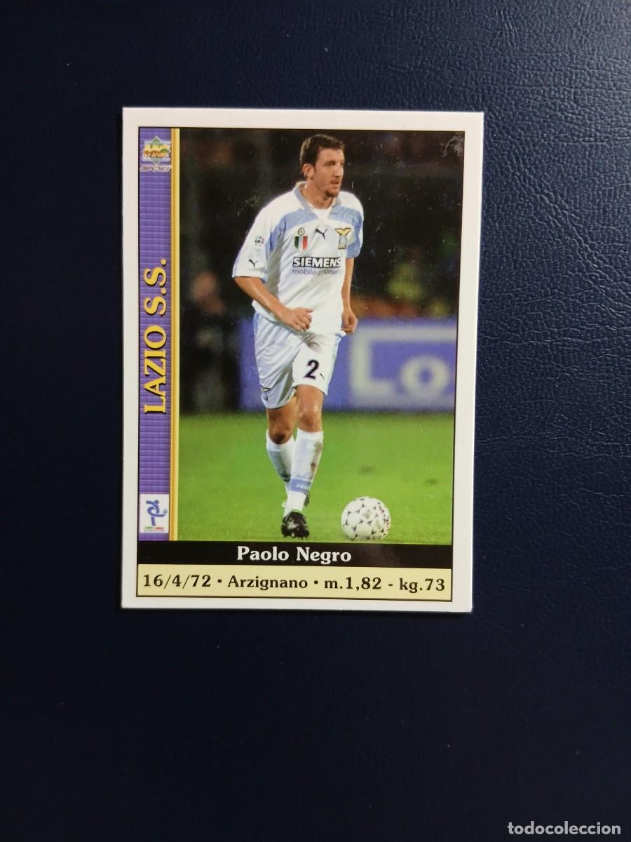 Cromos de f&uacute;tbol: 174 LE SCHEDE DEL CALCIO 2001 - NEGRO - LAZIO -- MUNDICROMO MC ITALIA FICHAS