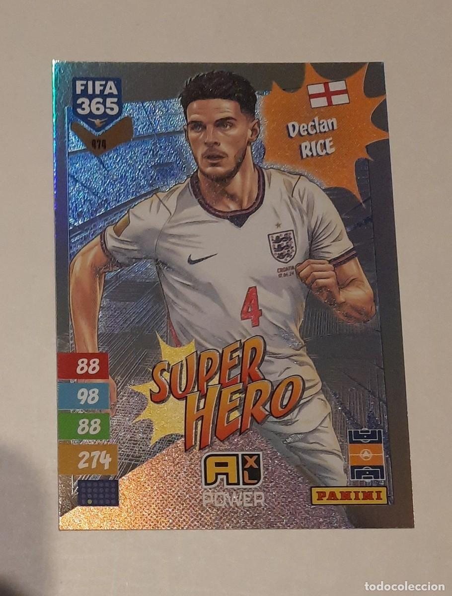Cromos de f&uacute;tbol: Declan Rice Super Hero Inglaterra Fifa 365 2027