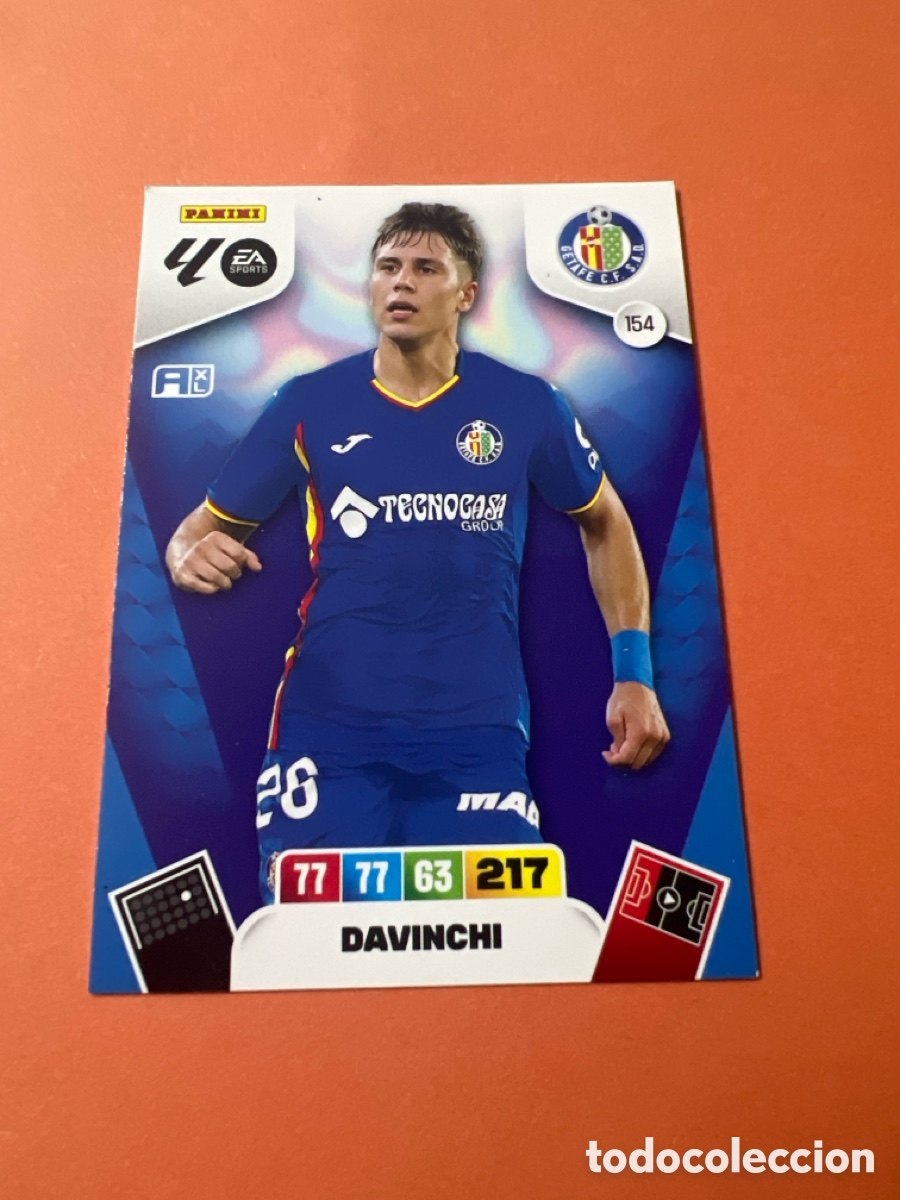 Cromos de f&uacute;tbol: E276. FICHA N&ordm; 154 DAVINCHI - ADRENALYN 25 26 - PANINI 2025 - 26 - CROMO - GETAFE