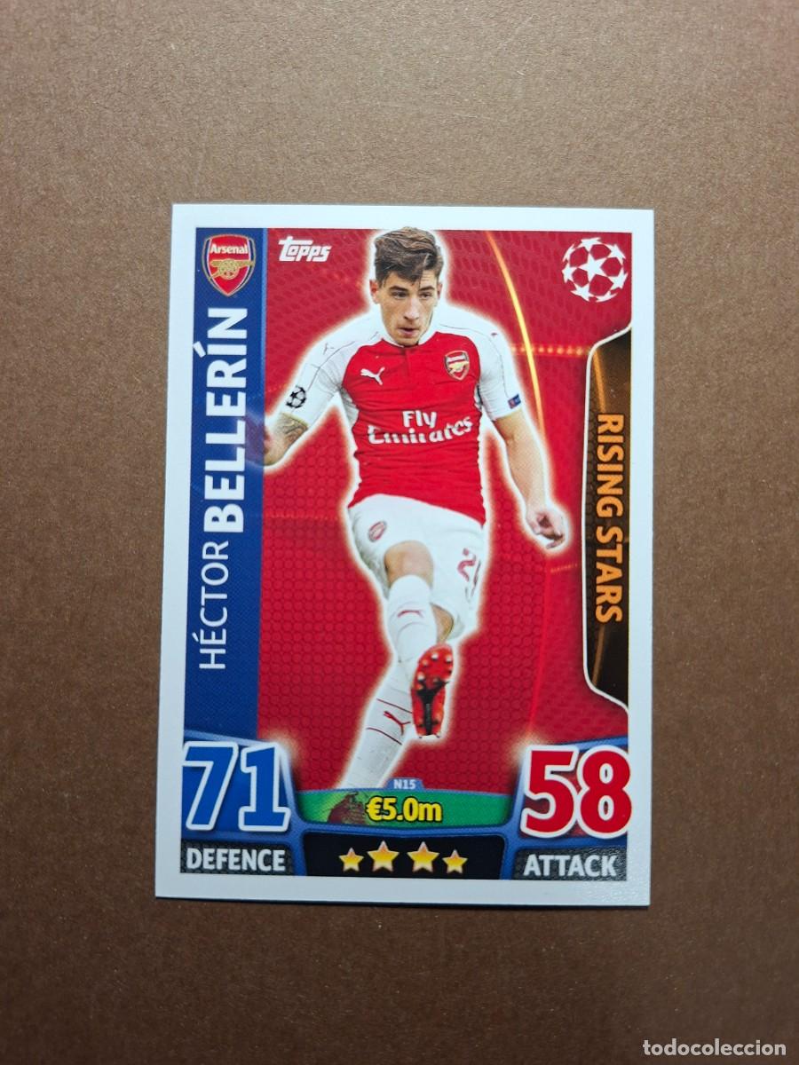 Cromos de f&uacute;tbol: BELLER&Iacute;N RISING STARS N15 ARSENAL N 15 NORDIC EDITION CHAMPIONS MATCH ATTAX 2015 2016 15 16 TOPPS