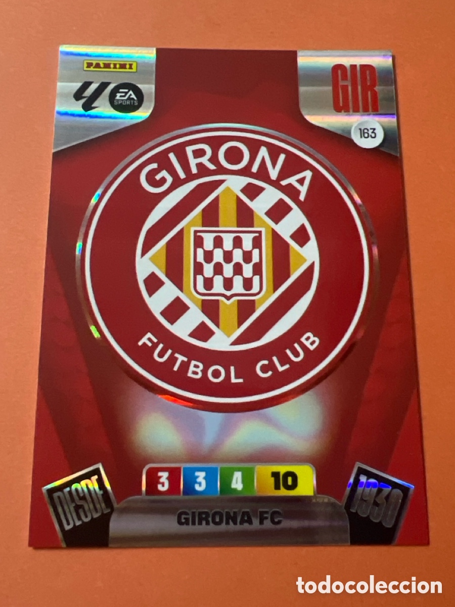 Cromos de f&uacute;tbol: E278. FICHA N&ordm; 163 BIS STADIUM - ADRENALYN 25 26 - PANINI 2025 - 26 - CROMO - GIRONA