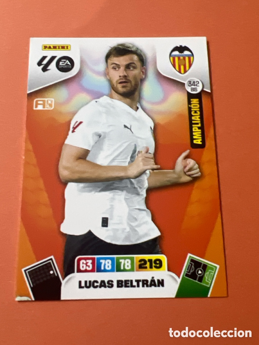 Cromos de f&uacute;tbol: E280. FICHA N&ordm; BIS 342 LUCAS BELTRAN - ADRENALYN 25 26 - PANINI 2025 - 26 - CROMO - AMPLIACION