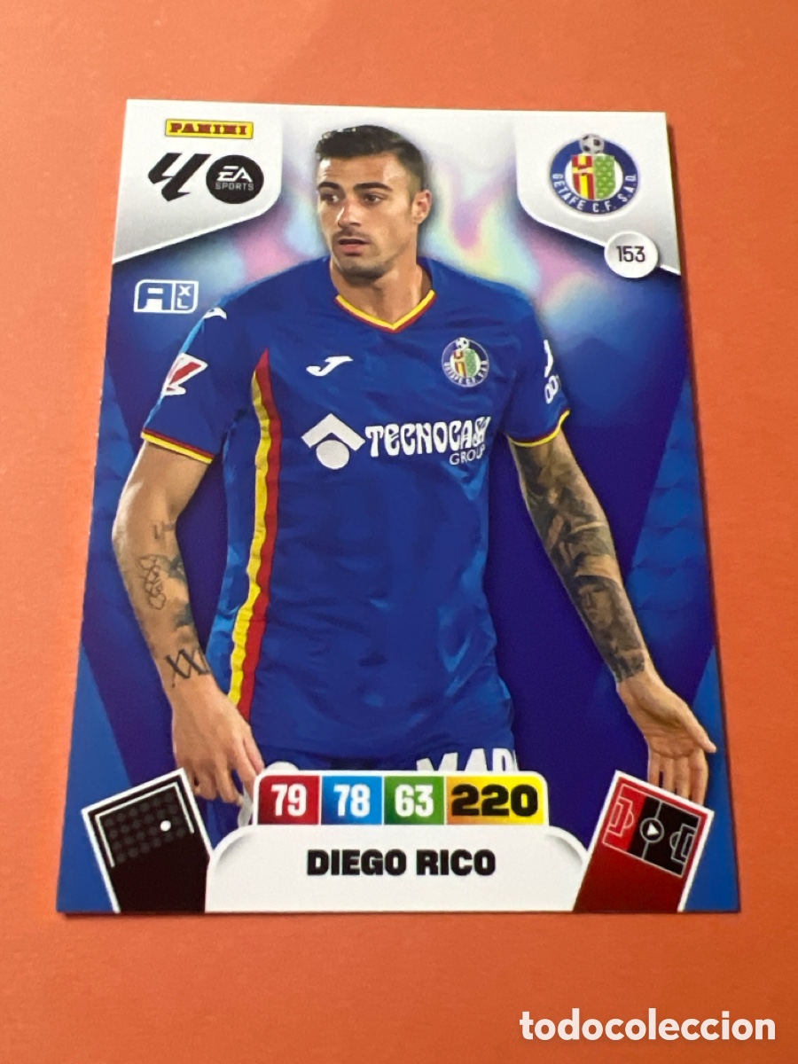 Cromos de f&uacute;tbol: E282. PANINI ADRENALYN XL LIGA 2025-2026 25-26 &ndash; Diego Rico Getafe CF N&ordm; 153