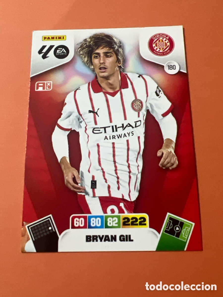 Cromos de f&uacute;tbol: E290. PANINI ADRENALYN XL LIGA EA SPORTS 2025-2026 25-26 &ndash; Bryan Gil Girona FC N&ordm; 180