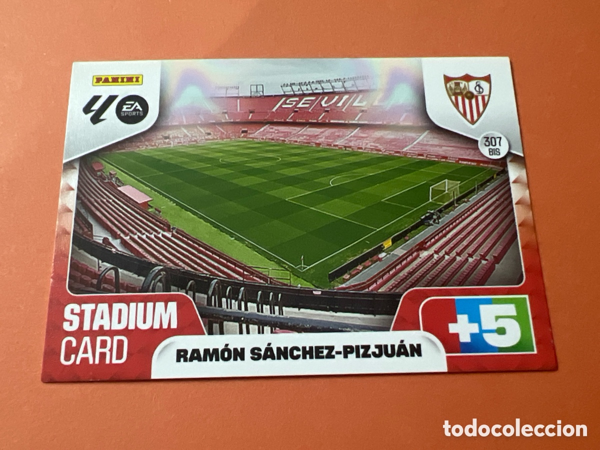 Cromos de f&uacute;tbol: E291. FICHA N&ordm; 307 BIS STADIUM - ADRENALYN 25 26 - PANINI 2025 - 26 - CROMO - SEVILLA