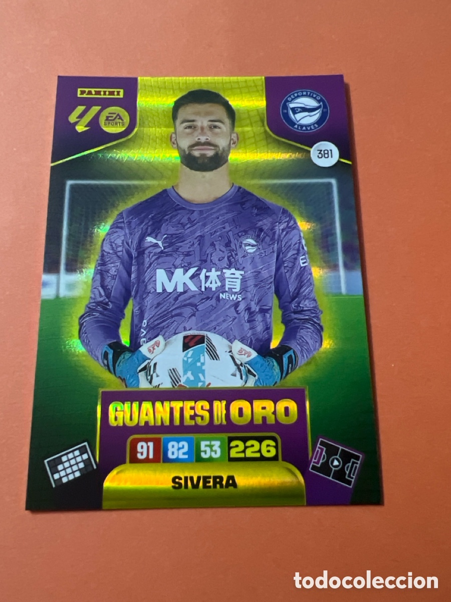 Cromos de f&uacute;tbol: E295. 381 SIVERA ALAVES GUANTES DE ORO ADRENALYN XL LALIGA EA SPORTS 25-26 2025-2026 PANINI