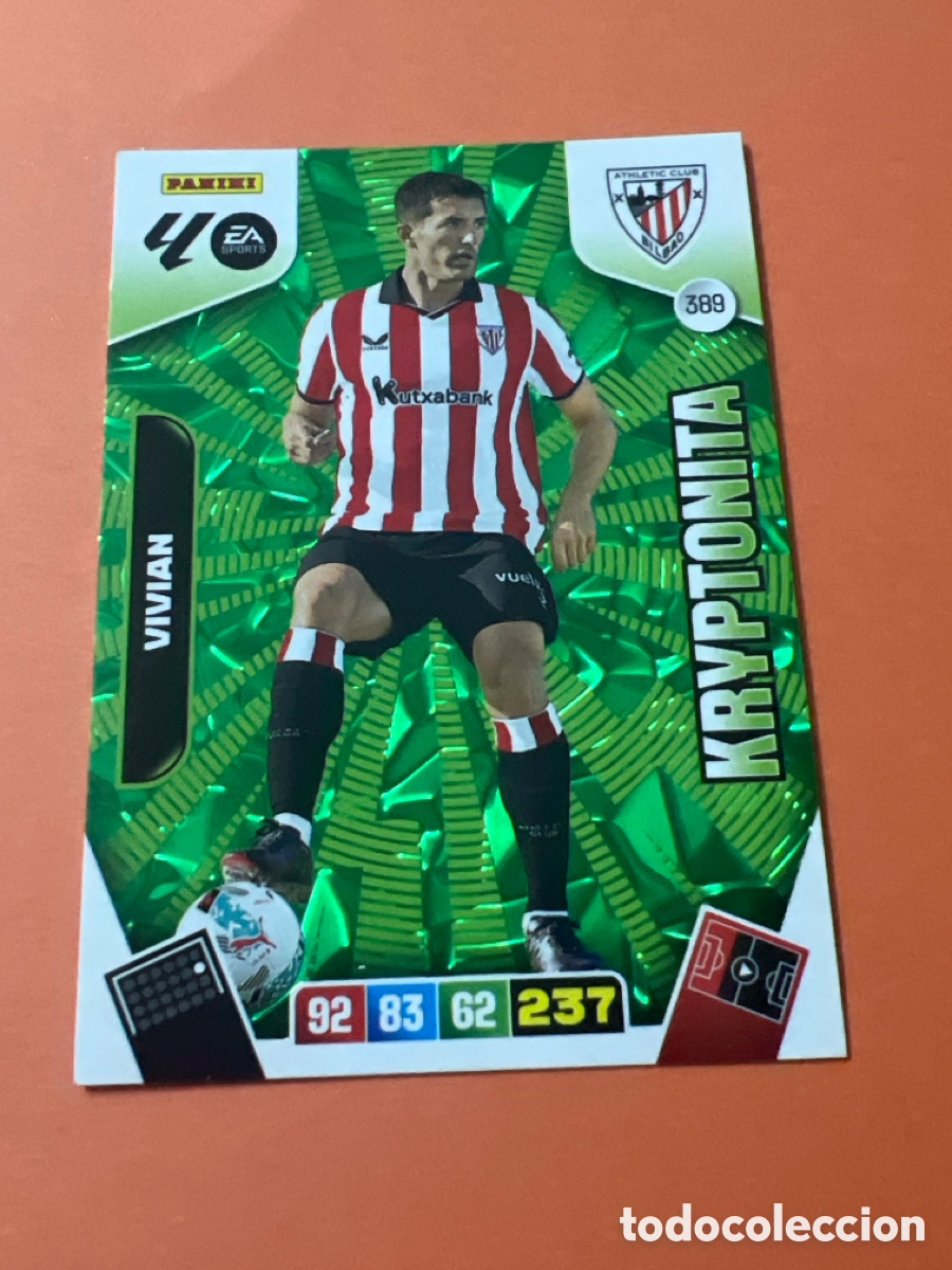 Cromos de f&uacute;tbol: PANINI ADRENALYN XL LIGA EA SPORTS 2025-2026 25-26 &ndash; KRYPTONITA &ndash; Dani Vivian Athletic Club N&ordm; 389