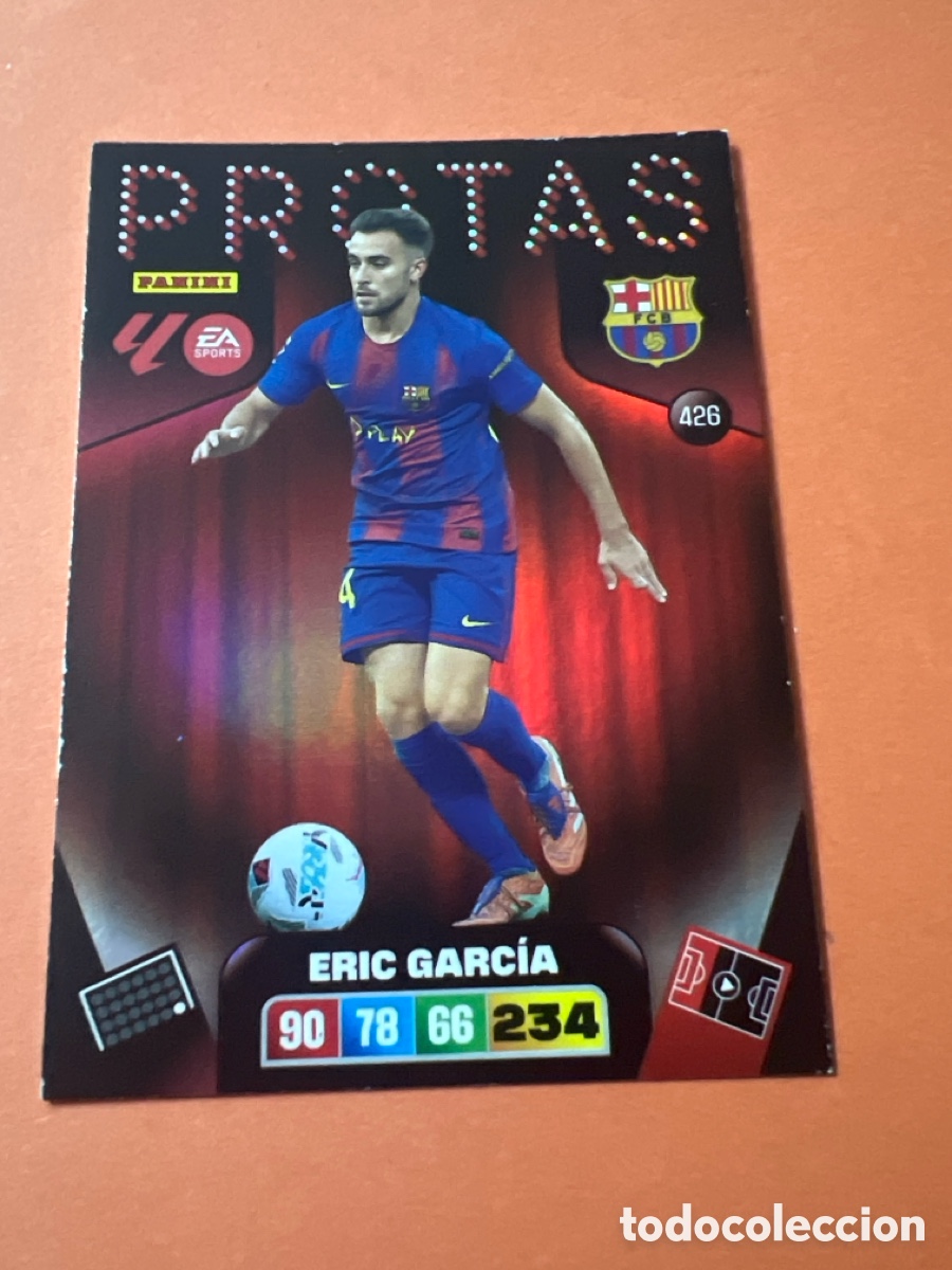 Cromos de f&uacute;tbol: E308. PANINI ADRENALYN XL LIGA 2025-2026 25-26 &ndash; PROTAS &ndash; Eric Garc&iacute;a FC Barcelona N&ordm; 426