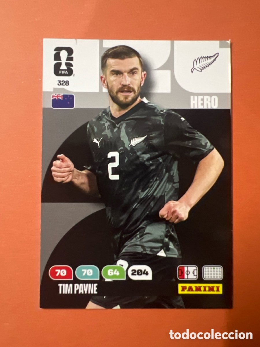 Cromos de f&uacute;tbol: E312. 328 TIM PAYNE (New Zealand) - PANINI Adrenalyn XL FIFA World CUP 2026