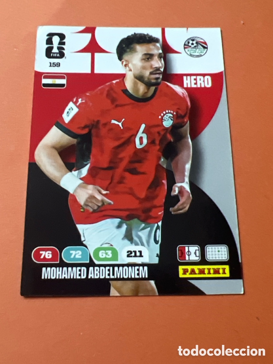 Cromos de f&uacute;tbol: E313. 159 ABDELMONEM EGIPTO Carta FIFA WORLD CUP 2026 mundial ADRENALYN XL