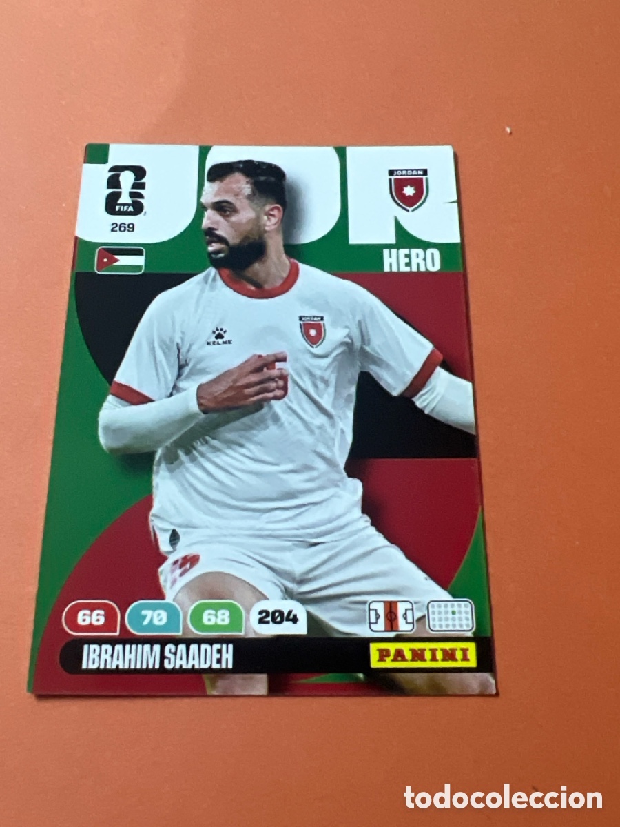 Cromos de f&uacute;tbol: E323. IBRAHIM SAADEH JORDANIA N&ordm; 269 ADRENALYN XL MUNDIAL 2026 26 FIFA WORLD CUP PANINI