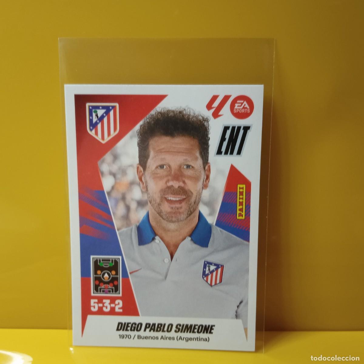Cromos de f&uacute;tbol: EDICIONES ESTE 2025 2026 25 26 ATL&Eacute;TICO DE MADRID SIMEONE 2