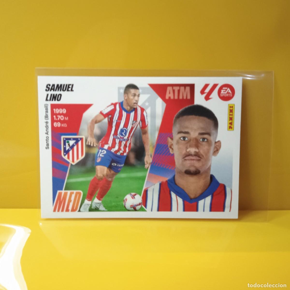 Cromos de f&uacute;tbol: EDICIONES ESTE 2025 2026 25 26 ATL&Eacute;TICO DE MADRID SAMUEL LINO 15