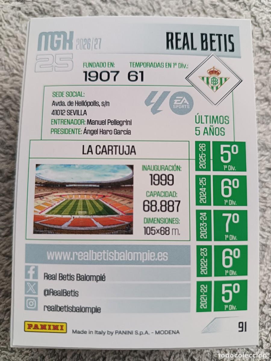 Cromos de f&uacute;tbol: megacracks 2026-27 91