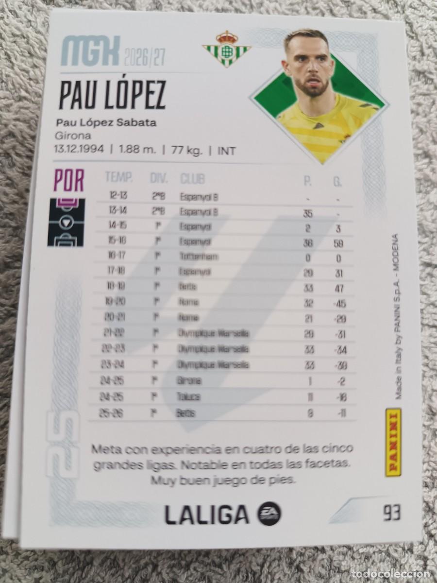 Cromos de f&uacute;tbol: megacracks 2026-27 93