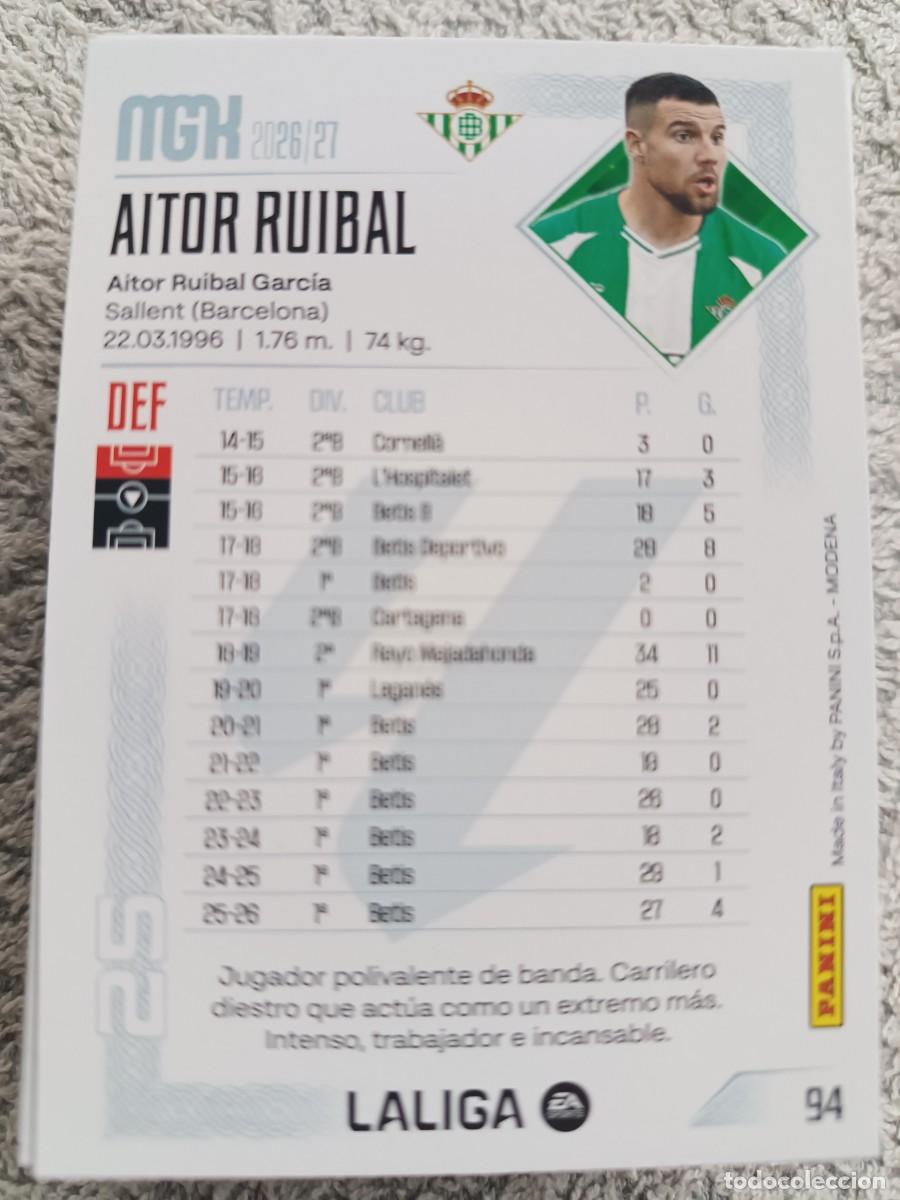 Cromos de f&uacute;tbol: megacracks 2026-27 94