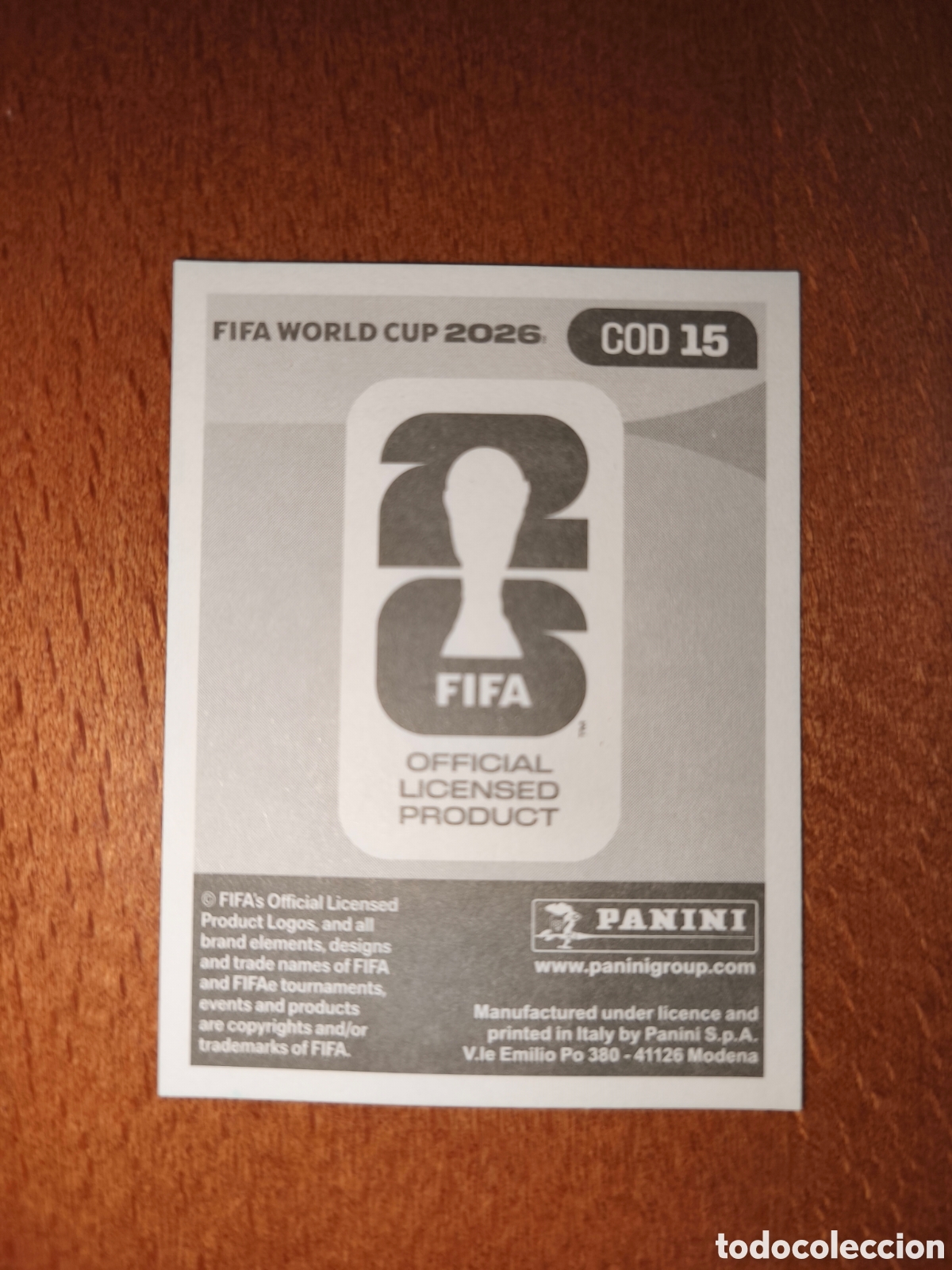 Cromos de f&uacute;tbol: COD15 Meschack Elia COD 15 Fifa World Cup 2026 Congo - Foto 2