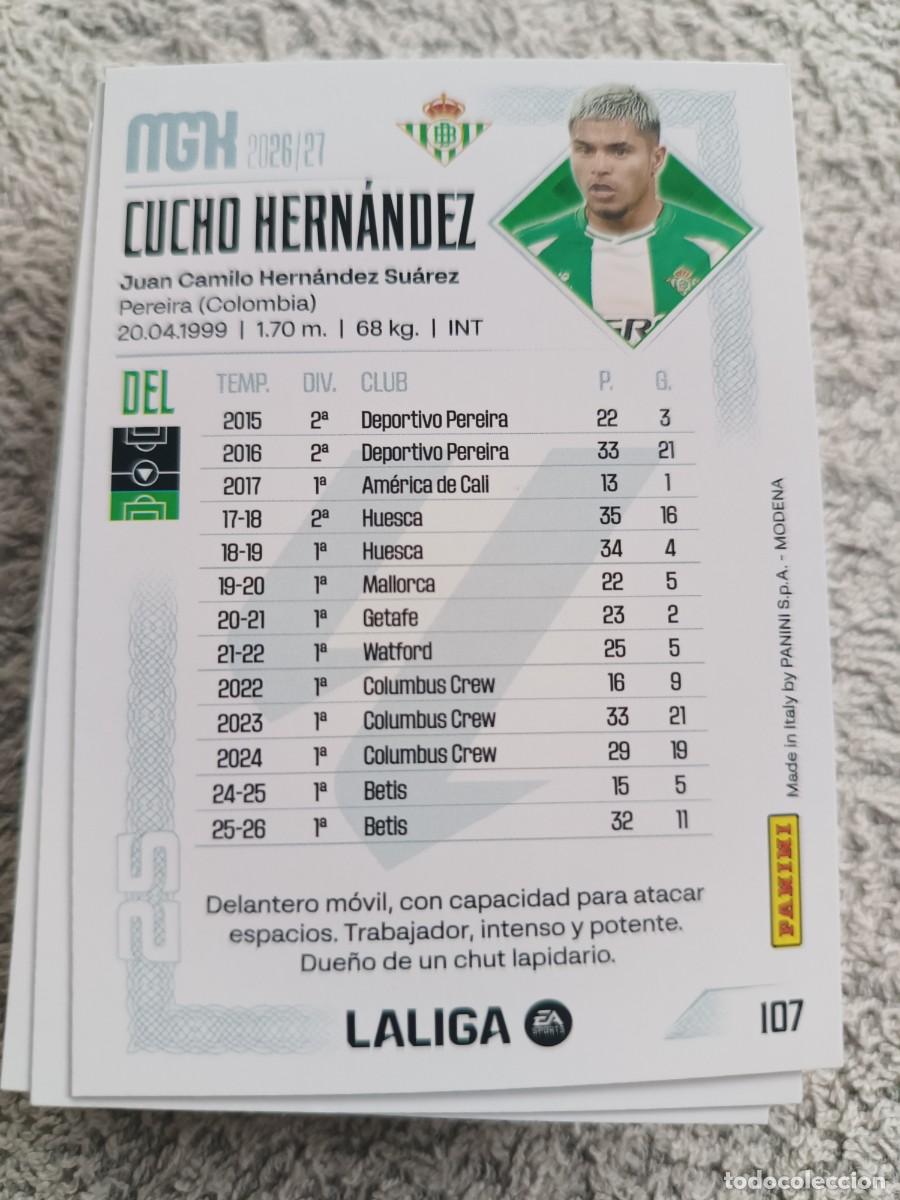 Cromos de f&uacute;tbol: megacracks 2026-27 107