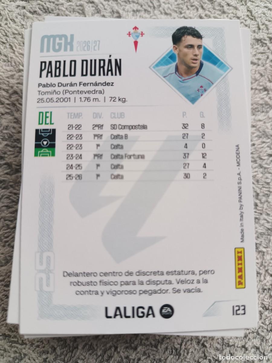 Cromos de f&uacute;tbol: megacracks 2026-27 123
