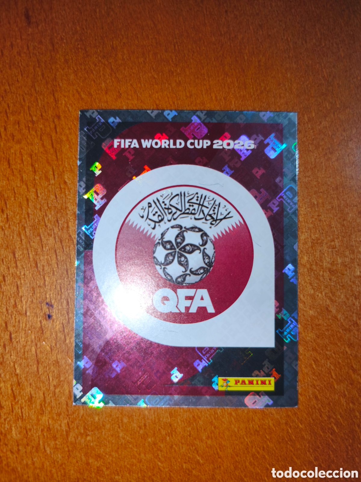 Cromos de f&uacute;tbol: QAT1 Escudo QAT 1 Fifa World Cup 2026 Qatar